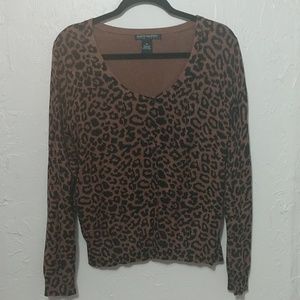 Babette  Ballinger Button Down Sweater M